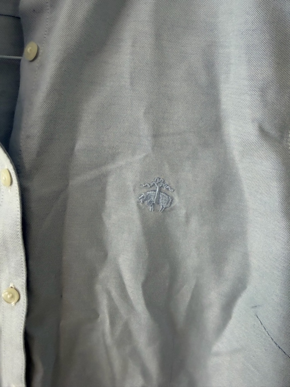 Brooks Brothers Light Blue Oxford Button-Down Dress Shirt - Picture 2 of 5